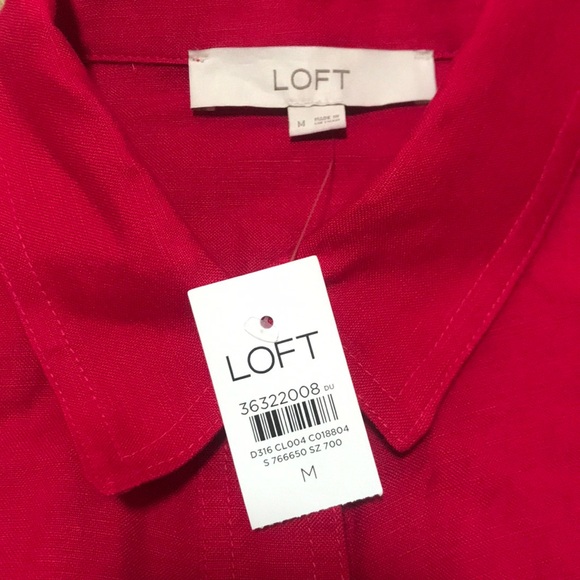 🌸NEW🌸 Loft One Piece Linen Romper Jumpsuit Sold Out Online - Picture 5 of 16